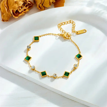 Armband Amelisse Glenwyn Rose & Oliver aus Gold, mit zarten Details, für einen eleganten und raffinierten Stil.
