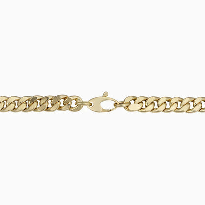 Pulsera cubana dorada Estate™ Rose & Oliver, con acabado elegante, detalles en oro, ideal para estilo sofisticado.