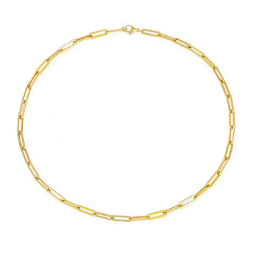 Elegante goldene Halskette Archen™, 42cm lang, von Rose & Oliver gefertigt, mit feiner Kette und raffiniertem Design.